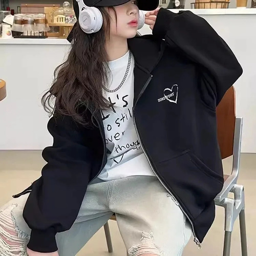Sudadera Con Capucha Y Estampado De Dibujos Animados Para Ni