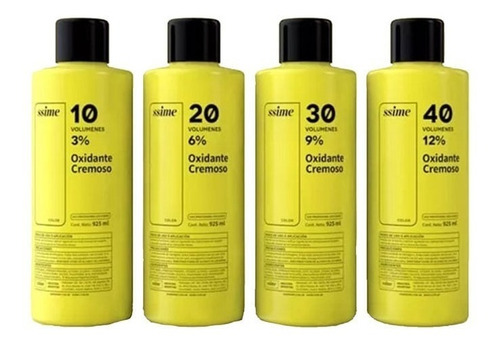 Crema Oxidante Hairssime Ssime X 925 Ml - 30 Volumenes