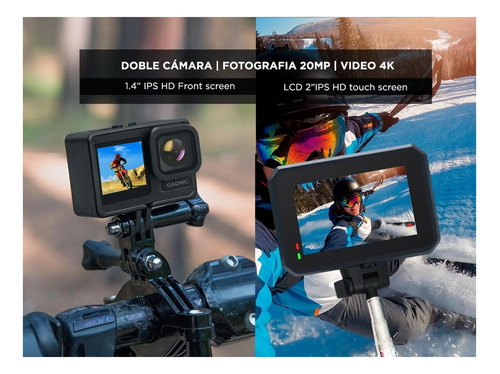 Imagen 4 de 12 de Gadnic Camaras Extreme 16 MCDEP016 - Negro