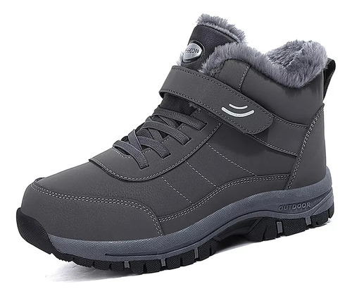 Botas De Nieve Cálidas Con Forro Polar, Impermeables, Para H