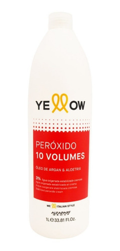 Agua Oxigenada Yellow Oxidante Crema Estable 10/20/30/40