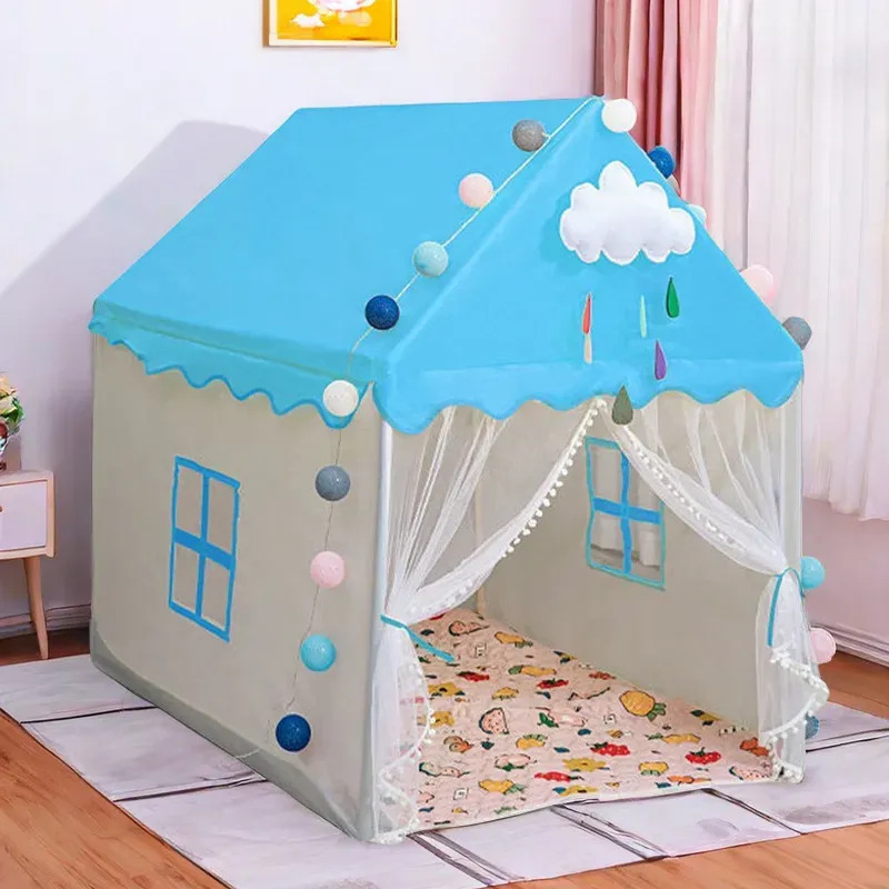 Yunleo Carpa De Juego Castillo De Princesa Para Niñas, Carpa Plegable Para Habitación Infantil, Casa De Juegos Para Juegos De Rol Y Lectura