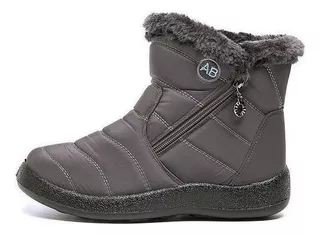 Lazhu Mujer Botas De Nieve Invierno Impermeáveis [u]