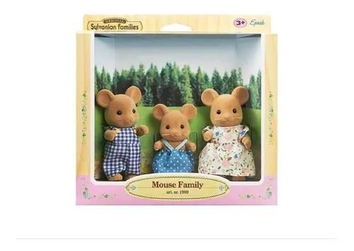 Sylvanian Families Familia Del Raton Intek 5128sy Original 