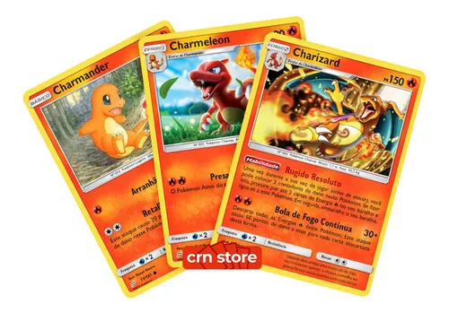 Kit Pokémon Charizard Charmeleon Charmander União De Aliados