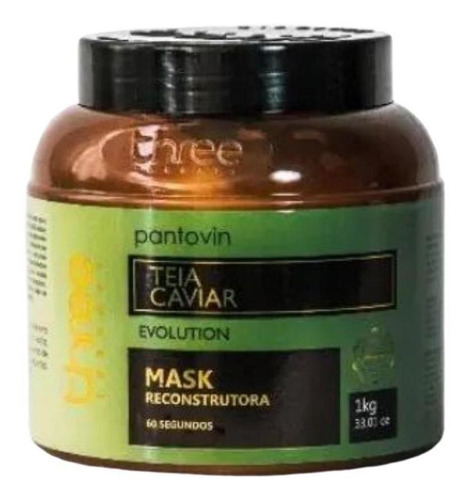 Mascara Recontrutota Teia Caviar Pantovin 1kg