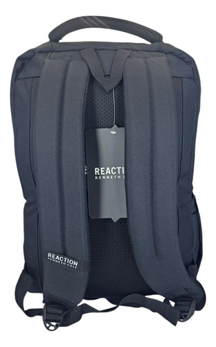 Mochila Reaction Kenneth Cole Con Porta Laptop 16 Pulgadas (rkx074) Negro Poliéster