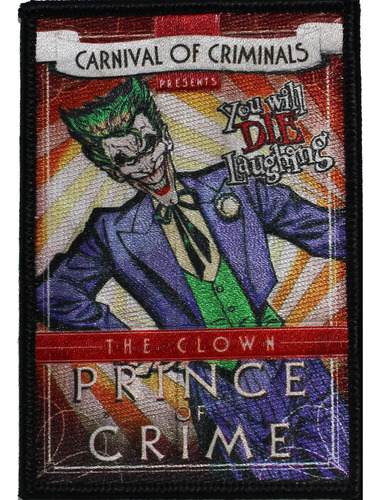 C&d Visionary P-dc-0079 Parche Dc Comics Joker