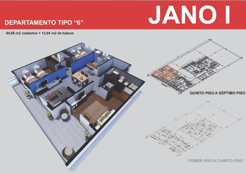 Imagen 7 de 7 de Departamento 4 Amb. Uf 23 , 28 Y 33 - A Estrenar - Edificio Jano I - Entrega Diciembre 2023