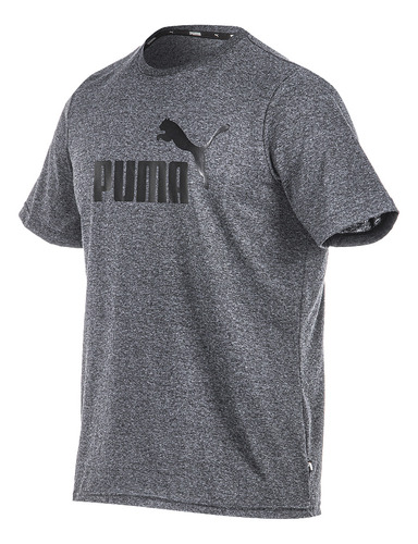 Remera Puma Essentials Heather Gris 2 Solo Deportes