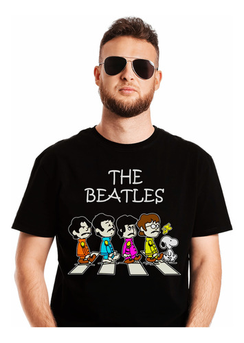 Polera The Beatles Snoopy Rock Abominatron
