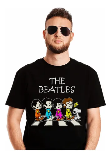 comprar Polera The Beatles Snoopy Rock Abominatron