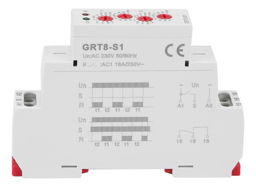 Relé De Tiempo De Ciclo Grt8-s1 Mini Temporizador .