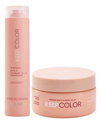 Kit Keep Color Shampoo 300ml/máscara 200g London Cosméticos