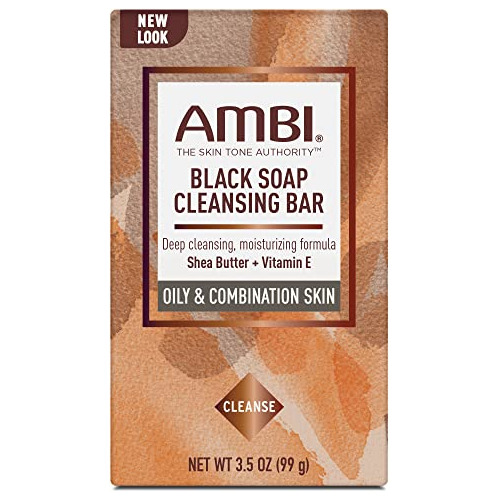 Jabón Negro Ambi Con Manteca De Mar 3,50 Oz (pack De Jusub