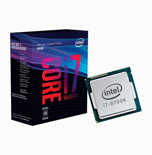Micro Procesador Intel Coffee Lake Core I7 8700k S1151