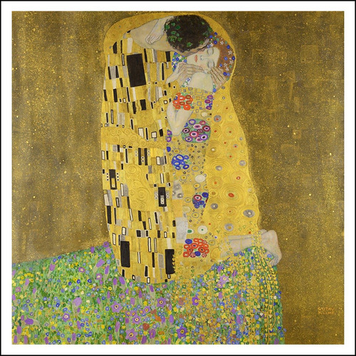 Lamina Fine Art El Beso Gustav Klimt 60x60 Myc