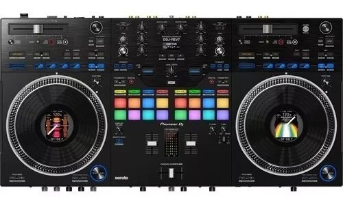 Controlador Dj Pioneer Ddj Rev7 Jog Motorizado + Serato T-m