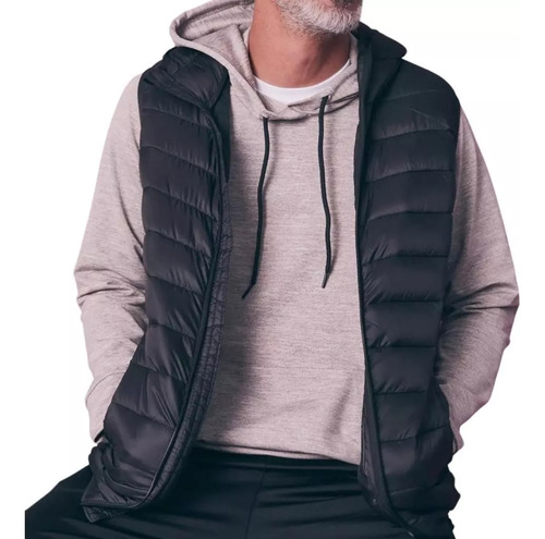 Chaleco Inflable Hombre Campera Puffer Atomik Liviano.