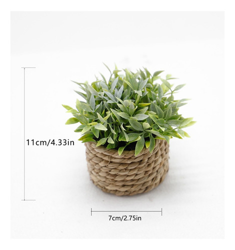 Planta Artificial En Maceta, Hierba De Eucalipto, Plantas Ar