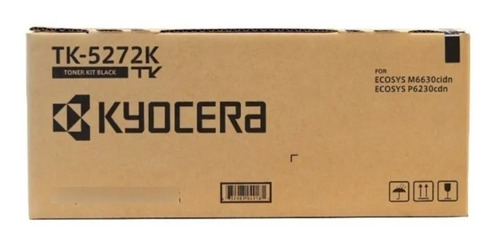 Cartucho De Toner Tk 5272k Negro Kyocera Ecosys P6230 M 6230