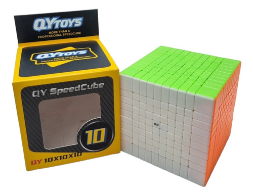 Cubo Rubik Qiyi 10x10 Stickerless Speed Original Velocidad