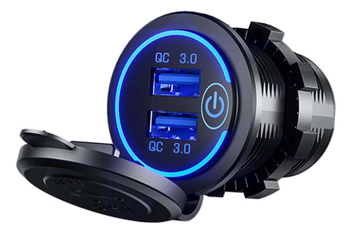 Cargador De Coche Usb Multipuerto Qc3.0 Para Cigarros De Car