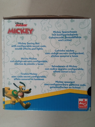 Caja De Seguridad Disney Mickey Código Configurable, Sonido