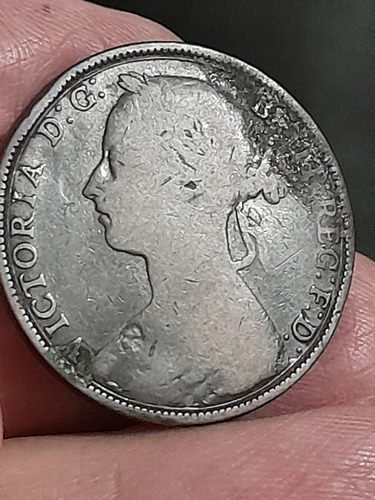 Moneda Inglaterra 1 Penny 1892 Km#790 Ref 493 Libro 3