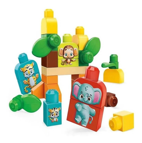 Brinquedo De Montar Mega Bloks Amigos Do Safari Fisher Price