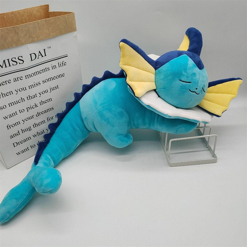 Peluche Pokémon Durmiendo Vaporeon 50cm