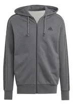 Comprar Sudadera Con Gorro Essentials 3 Franjas Tela French Terry Ic