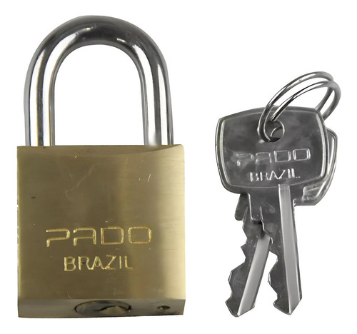 Trava Porta Cadeado Tecnotrava P/ Portão Nº7 C/ Cadeado Pado
