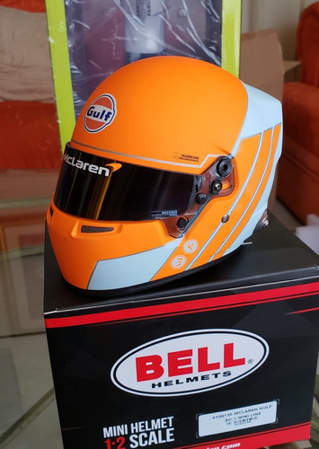 Mclaren Gulf Formula 1 Team Minicasco Bell Escala 1/2