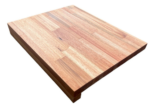 Tabla Para Picar De Madera Eucaliptus Con Tope Mesada Barra 40x30 Cm Moderna