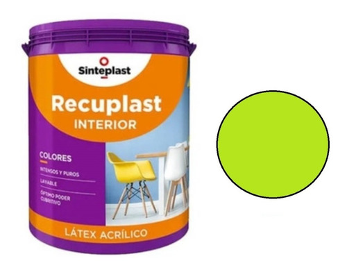 Recuplast Interior Lavable Mate Colores Sinteplast 4litros 