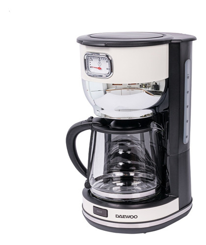 Cafetera Automática Negra 10 Tazas Daewoo 1.375 Lts. Dcm1897