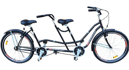 Bicicleta Tandem Rodado 26 Bruzzoni Doble Paseo