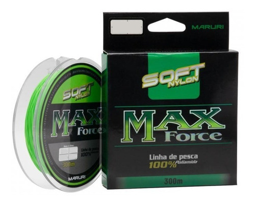Linha Pesca Maruri Max Force Soft Verde 100% Poliamida 300m