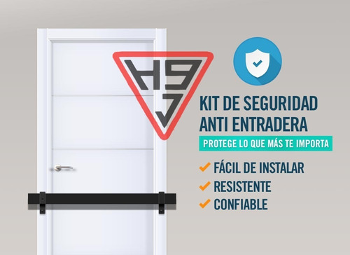 Tranca Seguridad Panchuela 50x5mm Para Puertas 1 Metro