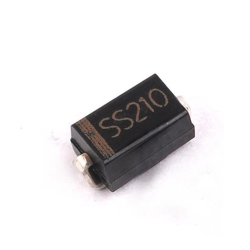 10 Unid. Diodo Ss210 - Sr2100 - 100v 2a Smd Sr210 - Sma Novo