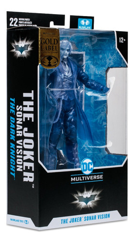 Mcfarlane The Joker Visión Sonar Dark Knigh Tri-gold Label
