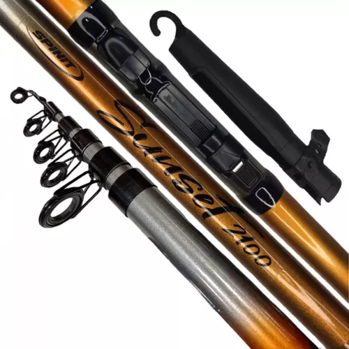 Caña Spinit Surf Casting Tornado 4,2m Lance Costa 3 Tramos