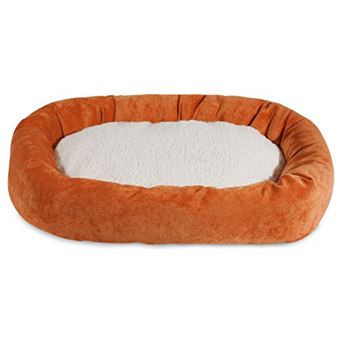 Cama Para Perro De 24 Pulgadas Orange Villa Collection Sherp