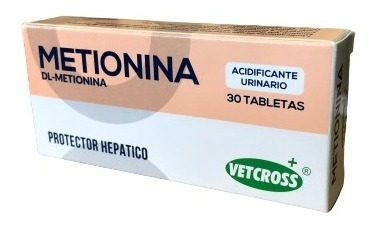 Metionina Vetcross 30 Comprimidos