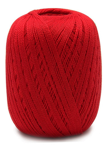 Linha Cléa 5 Cores Lisas 147,5g 750m Tex 196,7 100% Algodão Cor 3635- Vermelho Escuro