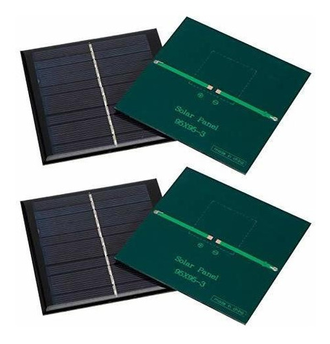 Paneles Solares - 4pcs 1w 5.5v Polycrystalline Solar Panel, 