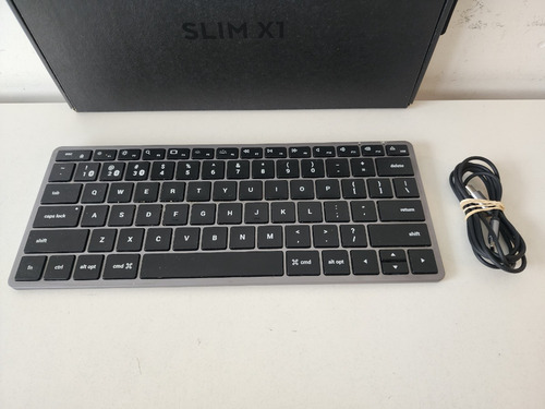 Imagen 6 de 7 de Keyboard Satechi Slim X1 Bluetooth St-btsx1 Con Caja