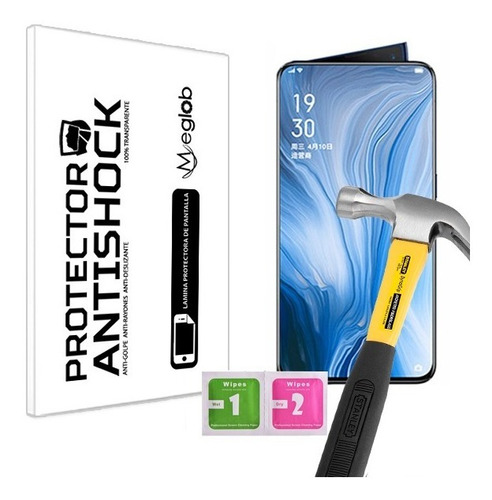 Imagen 2 de 2 de Lamina Protector Pantalla Antishock Oppo Reno2