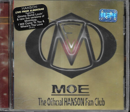 Hanson Album Live From Albertane Sello Mercury Cd 1998